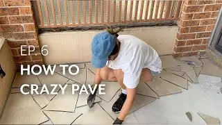 How To CRAZY PAVE... DIY Home Balcony! | Home Renovation Australia
