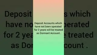 what is Inoperative or Dormant Account