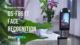 2021 Daosafe DS-F861T LED Stand Pillar Face Recognition Terminal for fever checking！