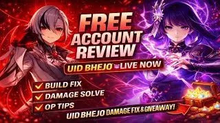 Genshin Impact ID Review LIVE 🔥 Let&rsquo;s Fix Your Build & Boost&nbsp;Your&nbsp;DPS&nbsp;! Fix Your Damage&nbsp;Today!