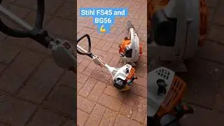 Stihl bg56 leafblower and Fs45 string trimmer 🔥. #michaelstoolbench  #stihl #bg56 #fs45