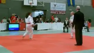 GarVida-Cup Bottrop 2013 / -44KG - Chiara Leznar (Tbd O.)  vs. Lea Kaberidis (LV Brandenburg)