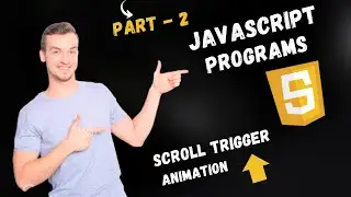Scroll Trigger Animation In JavaScript || Scroll Animation Effect