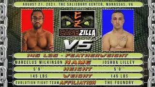 @Cagezilla  62 - Marcelus Wilkinson Vs Joshua Lilley