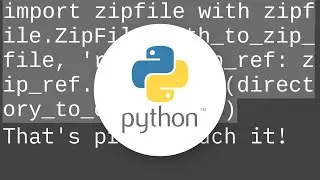 Unzipping files in Python