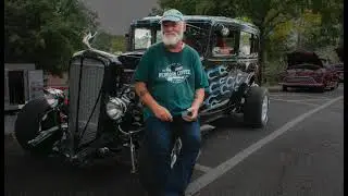 Hotrod Youtuber and Photographer Tom Thon meet up at the Lexington GA car show