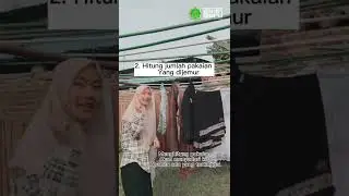 Tips & trick menjemur pakaian ala santri