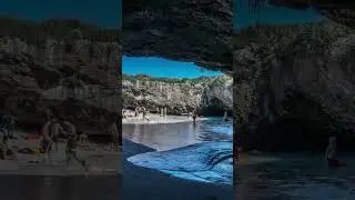 The Hidden Beach of Mexico's Marieta Islands #MarietaIslands #HiddenBeach #VolcanicCrater