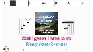 JIMMY CLIFF Many Rivers To Cross FCN GUITAR CHORDS & LYRICS