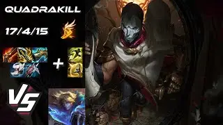 BOTTOM Jhin vs Ezreal [QUADRAKILL] - EU Challenger Patch 25.S2.5