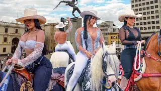 Increíble CABALGATA en FERIA DE MANIZALES 🐴 COLOMBIA 2026 😍 Hermosas Amazonas a Caballo 🔥 (Parte 2)