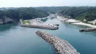 福島県いわき市(勿来漁港・勿来海岸) Mavic mini