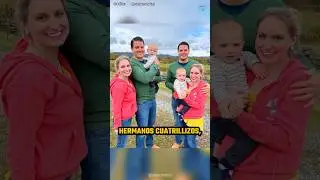 &iexcl;Gemelas id&eacute;nticas se casan con gemelos id&eacute;nticos! Y tienen hijos 😱 #shorts