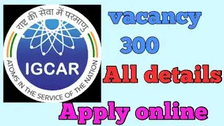 IGCAR (Department of Atomic energy ) all details