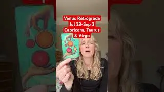 Venus Retrograde Love Cards for Capricorn, Taurus & Virgo #fortuneteller #love #tarot