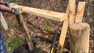 (THE UNEXPECTED HAPPENED!!) Building fence from scratch. Gardening homestead activities (PART 2)