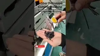 Rubber & Plastic Extrusion Automatic Cutting Machine - Made in china #extrusionline #rubber #plastic