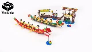 LEGO 80103 Dragon Boat Race - Lego Speed Build
