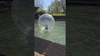 #kidsfun #zorbball #slipsandfalls #wales #humor