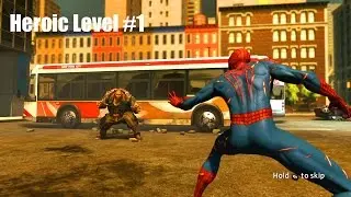 The Amazing Spider Man 2 | Heroic Level 1 Defeat All the Thugs | Video Game