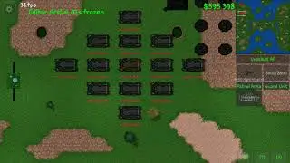 Rusted Warfare mod test: AOE Cluster Bomb