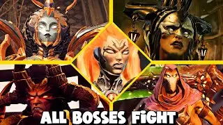 ALL BOSSES FIGHT - DARKSIDERS 3 (WITH CUTSCENES) [2K]
