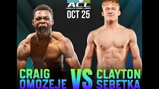 CRAIG OMOZEJE VS CLAYTON SEBETKA ACL 8 FULL FIGHT