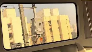 Mumbai Metro MRS-1, BEML (Hitachi SiC - PMSM) - Red Line 7, Dindoshi to Gundavali (end of the line).