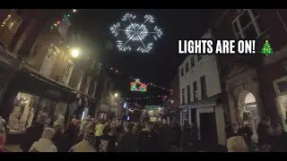 Christmas Lights Switch-On in a Little UK Town 🎄✨