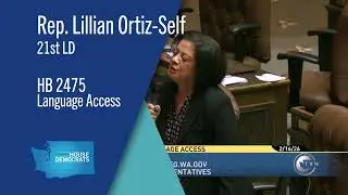 Rep. Ortiz-Self on House passage of her bill to increase language access
