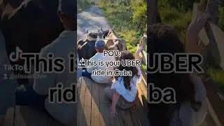 Uber ride in Cuba - travel, trip, Havana, Vinales