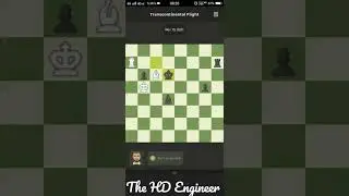 A new gaming with The HD engineer II #Transcontinental flight playing chess #shorts #live #chess &clubs;