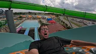 Tropical Plunge innertube slide (biggest drop) at Soak City at Kings Island (May 25th, 2024)