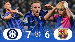 Inter Milan 7-6 Barcelona 😱 Unbelievable UCL Thriller | Both Legs Highlights & Goals