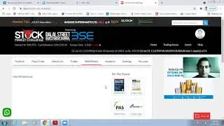 SDMCET Stock Market Challenge-1