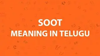 Soot meaning in telugu #soot #meaningintelugu #telugumeaning @meaning.in.telugu