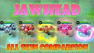 Jawhead Candy Bear VS All Skin Comparison Mobile Legends Bang Bang