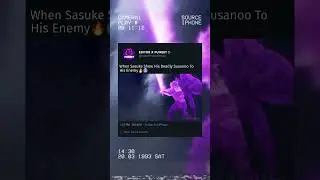 When Sasuke Show His Deadly Susanoo To His Enemy🔥🥶 |#shorts