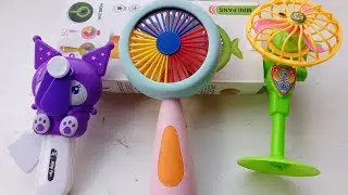 Top 3 Cute Mini Electric Fans | Portable Toy Fans for Kids | Cool Summer Gadget Collection