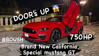 750HP Ford Mustang GT ROUSH CALIFORNIA SPECIAL CONVERTIBLE 2018 Loud start