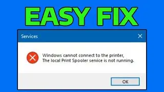How To Fix Print Spooler Service is Not Running Error in Windows