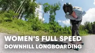 Women's Downhill Longboarding at Full Speed. |&nbsp;Red Bull No Paws Down