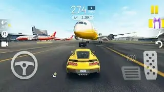 Car Extreme Game | Airport Runway Extreme Speed Test 🔥 | Top Speed Challenge