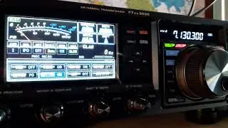 S51CK calling CQ 40m, Yaesu FTDX3000 - 5 band Hyendfed endfed wire, 19/4/2020