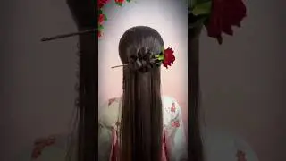 🌿 Easy Low Bun Hairstyle with Clips | 1 Minute Hair Hack