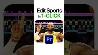 the BEST sports editing plugin for hype reels (uses AI?) 🏀 #premierepro