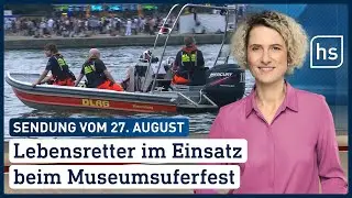 Lebensretter im Einsatz beim Museumsuferfest | hessenschau vom 27.08.2022