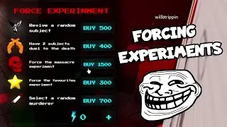 FORCING EXPERIMENTS IN DEATH PENALTY