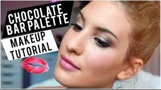 CHOCOLATE BAR Palette Tutorial ♡ Soft and Pretty Smokey Eye