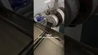 plastic PVC seal strip machine #plastic #PVC #extruder #sealstrip  #extrusionline